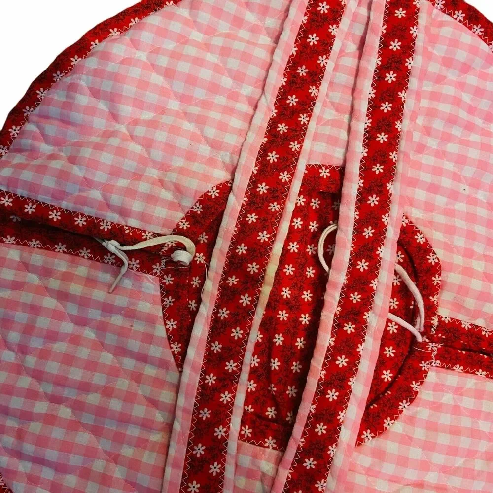 4263 Adjustable round Caserole Carrier quilted 17